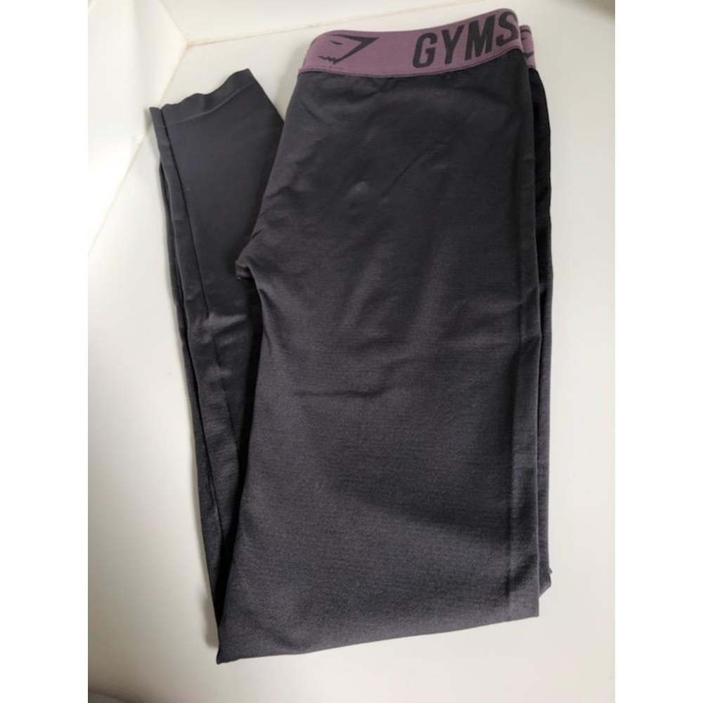 SOLD! Gymshark M Lilac band Grey Fit Leggings